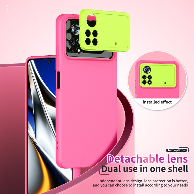 For Xiaomi Poco X4 Pro Lens Protection Skin Feel TPU Phone Case