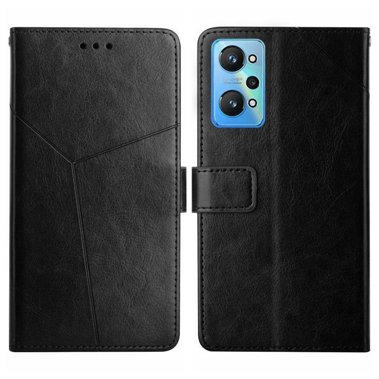 For Realme GT Neo2 HT01 Y-shaped Pattern Flip Leather Phone Case