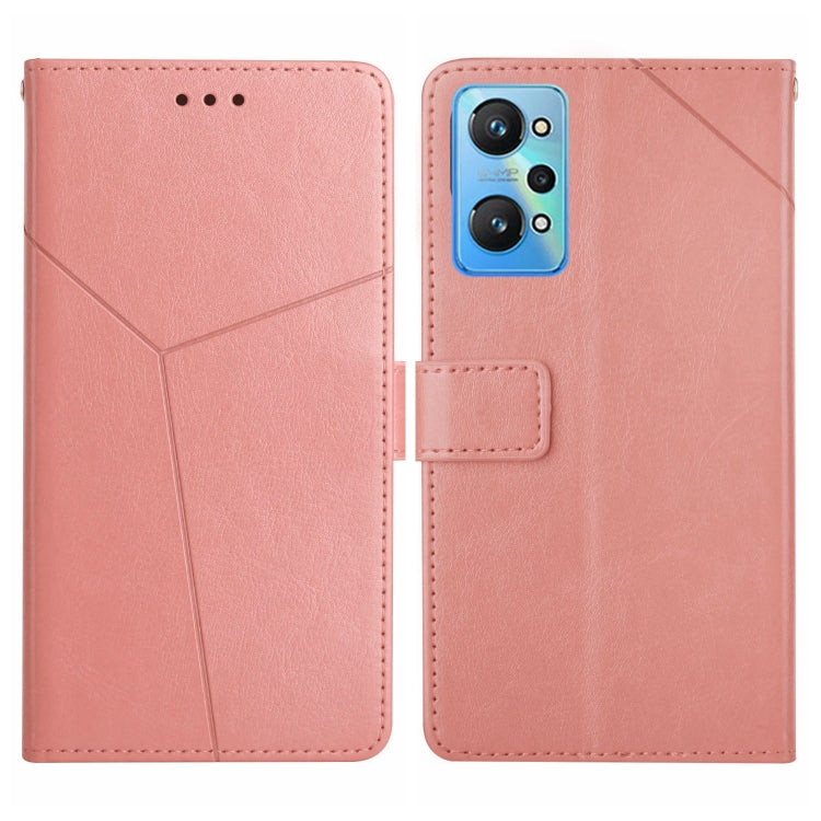 For Realme GT Neo2 HT01 Y-shaped Pattern Flip Leather Phone Case
