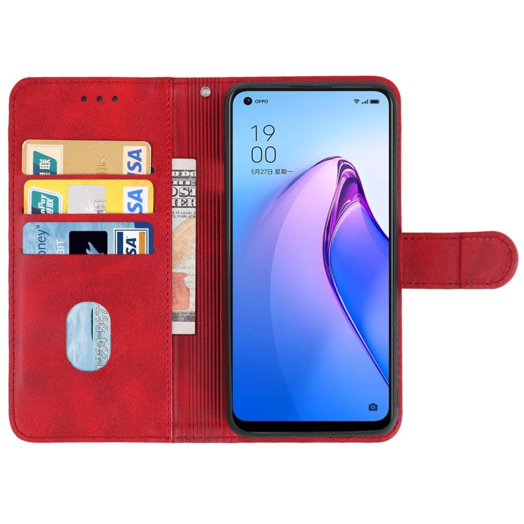 For OPPO Reno8 4G Leather Phone Case