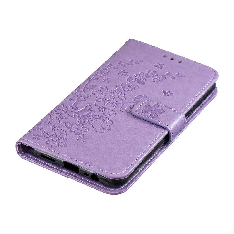 For OPPO A5 Plum Blossom Pattern Left and Right Flip Leather Case with Bracket & Card Slot & Wallet & Lanyard