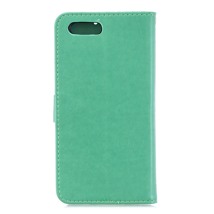 For OPPO A5 Plum Blossom Pattern Left and Right Flip Leather Case with Bracket & Card Slot & Wallet & Lanyard