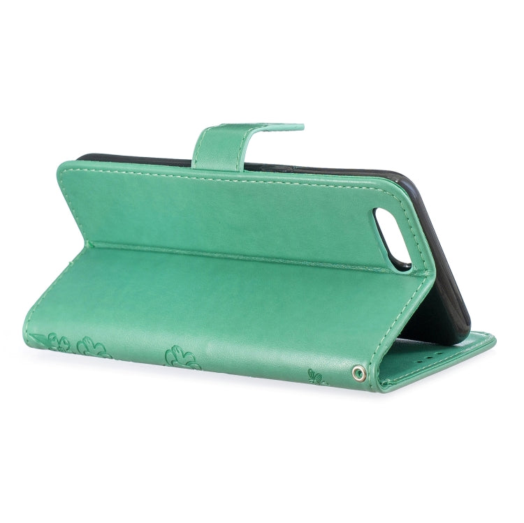 For OPPO A5 Plum Blossom Pattern Left and Right Flip Leather Case with Bracket & Card Slot & Wallet & Lanyard