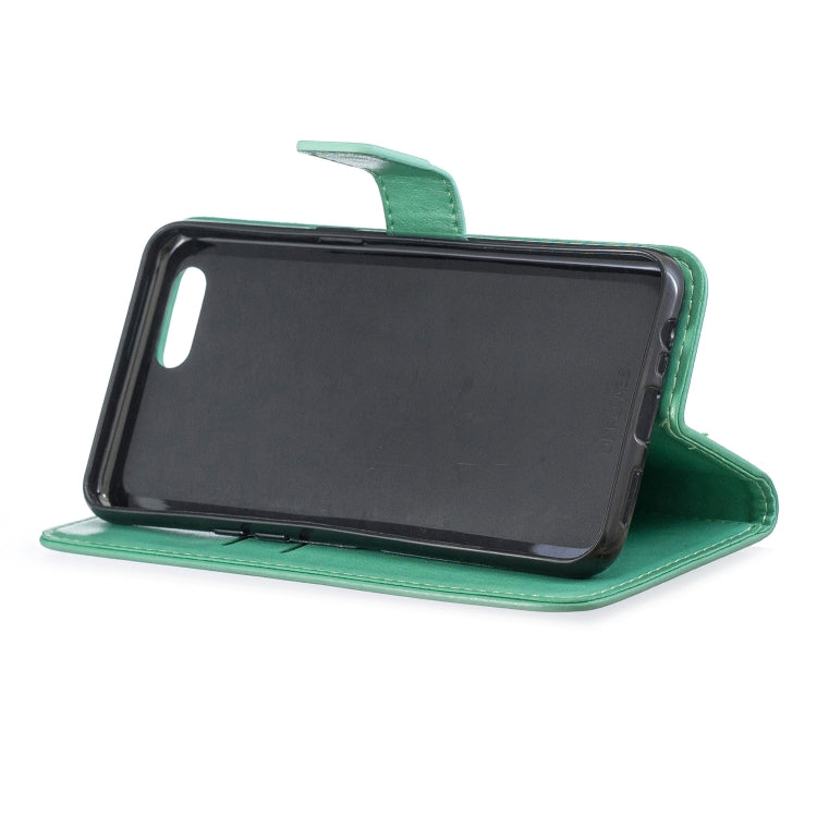 For OPPO A5 Plum Blossom Pattern Left and Right Flip Leather Case with Bracket & Card Slot & Wallet & Lanyard