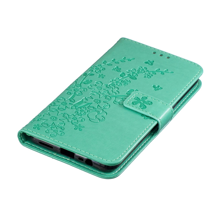 For OPPO A5 Plum Blossom Pattern Left and Right Flip Leather Case with Bracket & Card Slot & Wallet & Lanyard