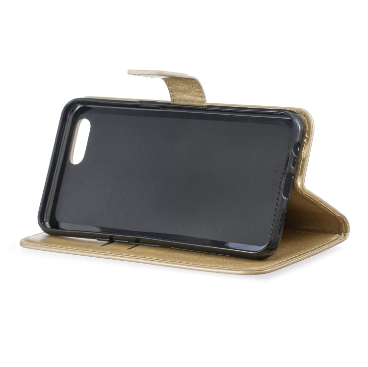 For OPPO A5 Plum Blossom Pattern Left and Right Flip Leather Case with Bracket & Card Slot & Wallet & Lanyard