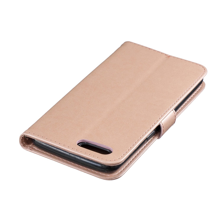 For OPPO A5 Plum Blossom Pattern Left and Right Flip Leather Case with Bracket & Card Slot & Wallet & Lanyard