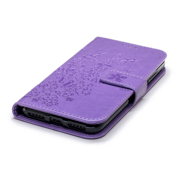 For Redmi 6 Pro Plum Blossom Pattern Left and Right Flip Leather Case with Bracket & Card Slot & Wallet & Lanyard