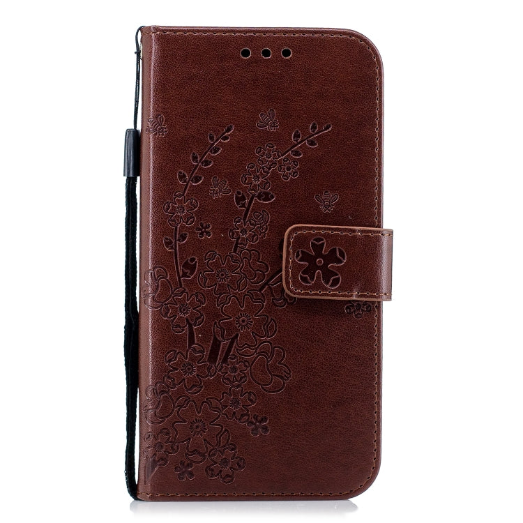 For Redmi 6 Pro Plum Blossom Pattern Left and Right Flip Leather Case with Bracket & Card Slot & Wallet & Lanyard