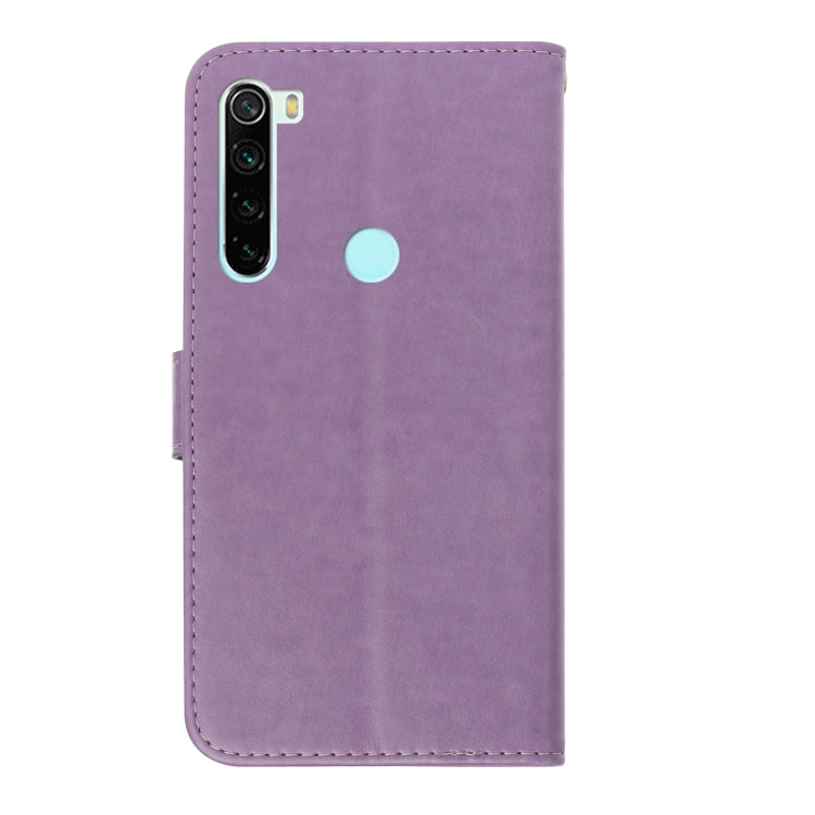 For Redmi Note 8 Plum Blossom Pattern Left and Right Flip Leather Case with Bracket & Card Slot & Wallet & Lanyard