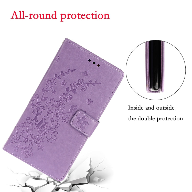 For Redmi Note 8 Pro Plum Blossom Pattern Left and Right Flip Leather Case with Bracket & Card Slot & Wallet & Lanyard