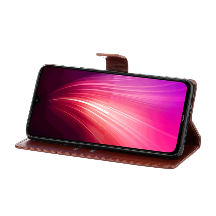 For Redmi Note 8 Pro Plum Blossom Pattern Left and Right Flip Leather Case with Bracket & Card Slot & Wallet & Lanyard