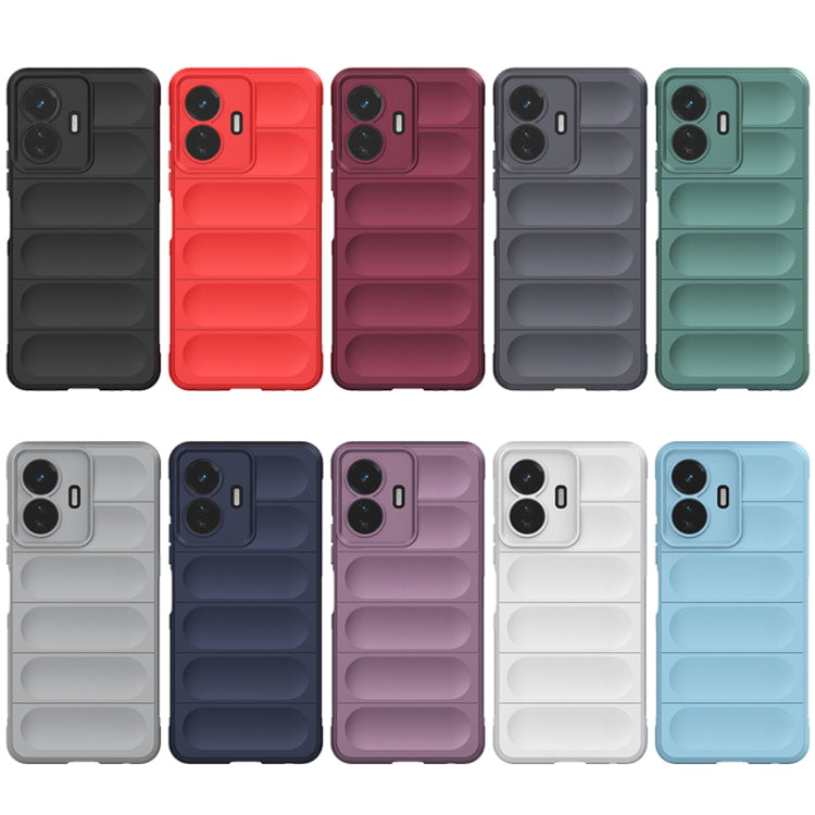 For vivo Y77 5G Global Magic Shield TPU + Flannel Phone Case