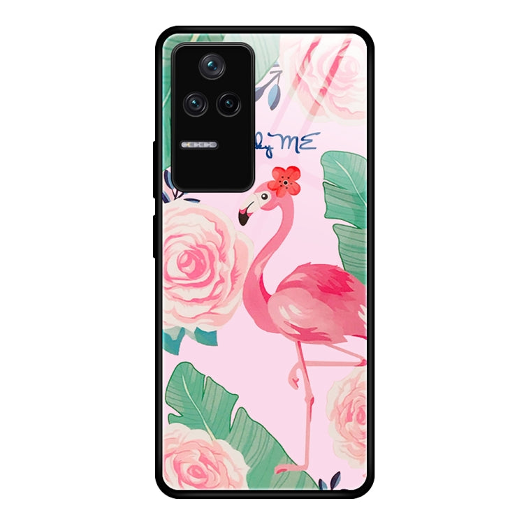 For Xiaomi Redmi K40S Colorful Painted Glass Phone Case