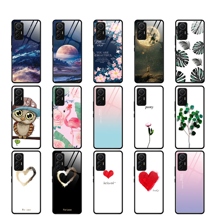 For Xiaomi 12 Lite Colorful Painted Glass Phone Case