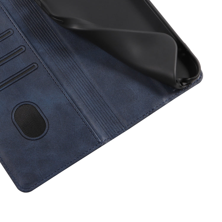 For OPPO Reno5 Calf Texture Magnetic Flip Leather Phone Case