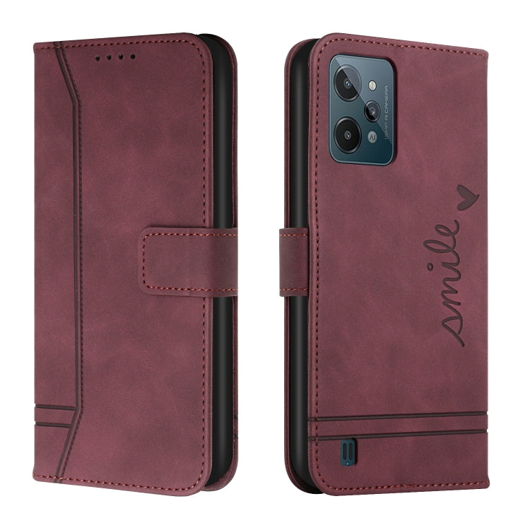For Realme C31 Retro Skin Feel Horizontal Flip Leather Phone Case