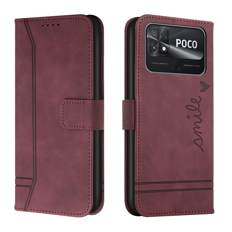 For Xiaomi Poco C40 Retro Skin Feel Horizontal Flip Leather Phone Case