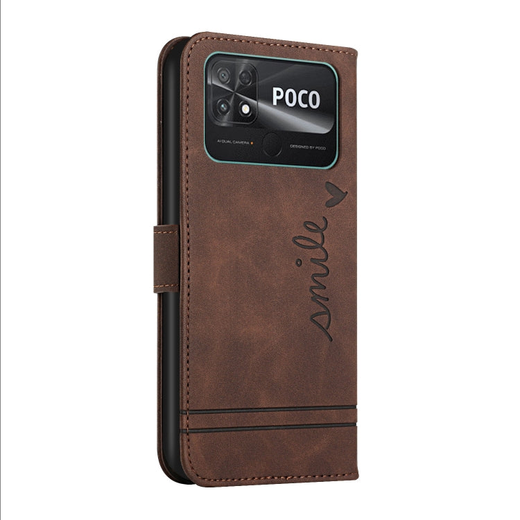 For Xiaomi Poco C40 Retro Skin Feel Horizontal Flip Leather Phone Case