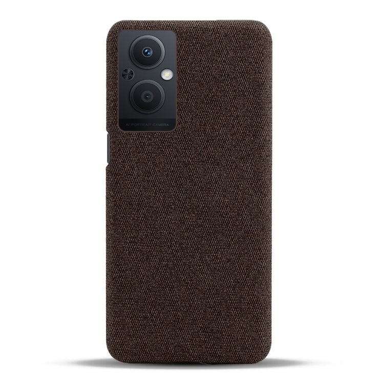 For OPPO Reno8 Lite Cloth Coated Hard Plastic Phone Case