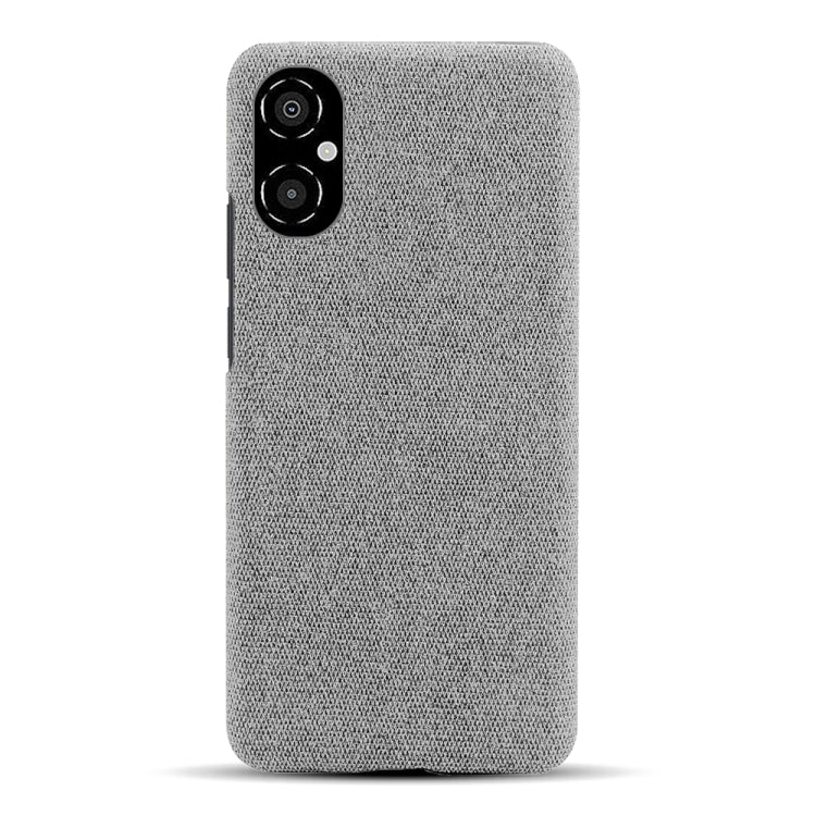 For Xiaomi Poco M4 5G Cloth Coated Hard Plastic Phone Case