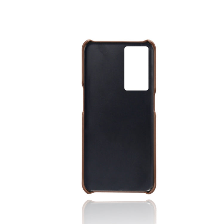 For OPPO Reno8 Lite Calf Texture Card Slots PC+PU Leather Phone Case