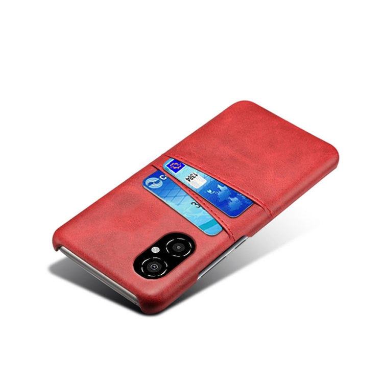 For Xiaomi Poco M4 5G Calf Texture Card Slots PC+PU Leather Phone Case