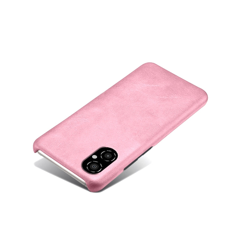 For Xiaomi Poco M4 5G Calf Texture PC + PU Phone Case