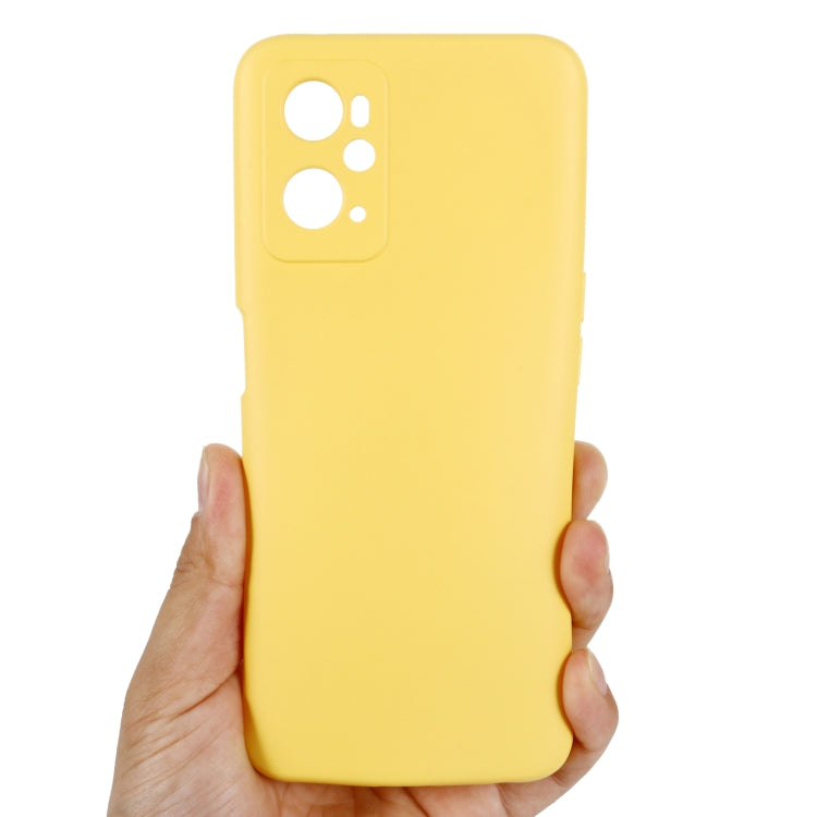 For OPPO K10 4G Pure Color Liquid Silicone Shockproof Full Coverage Phone Case