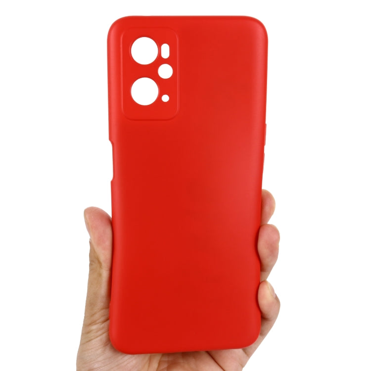 For OPPO K10 4G Pure Color Liquid Silicone Shockproof Full Coverage Phone Case