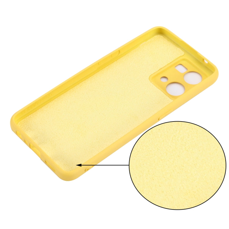 For OPPO Reno 7 4G Global/F21 Pro 4G Pure Color Liquid Silicone Shockproof Full Coverage Phone Case