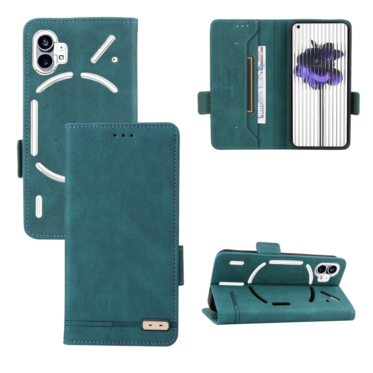For Nothing Phone 1 Magnetic Clasp Flip Leather Phone Case