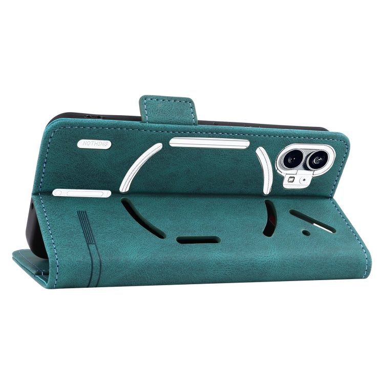 For Nothing Phone 1 Magnetic Clasp Flip Leather Phone Case