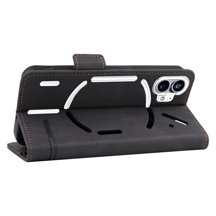 For Nothing Phone 1 Magnetic Clasp Flip Leather Phone Case