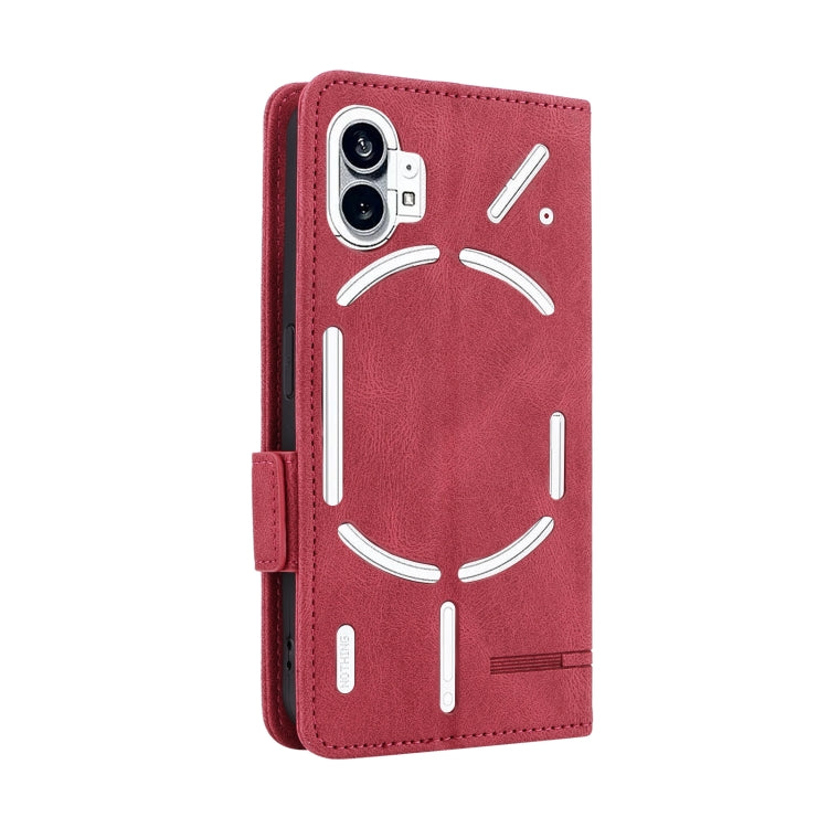 For Nothing Phone 1 Magnetic Clasp Flip Leather Phone Case