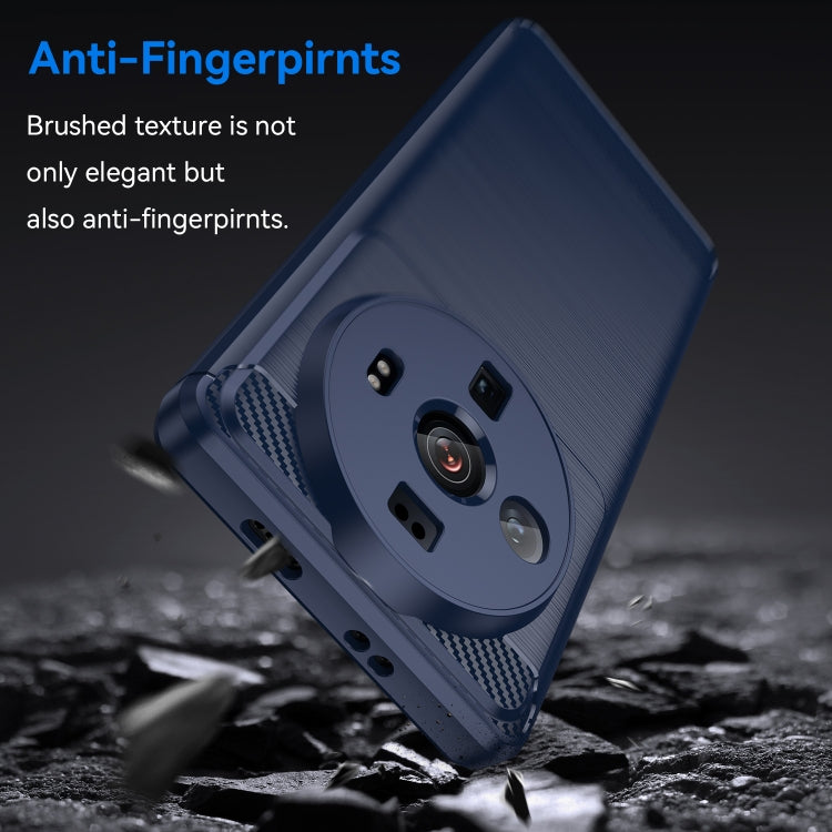 For Xiaomi 12S Ultra Brushed Texture Carbon Fiber TPU Case