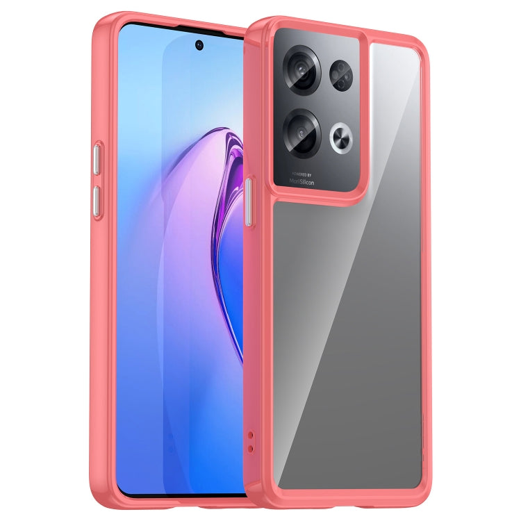 For OPPO Reno8 Pro India Colorful Series Acrylic + TPU Phone Case