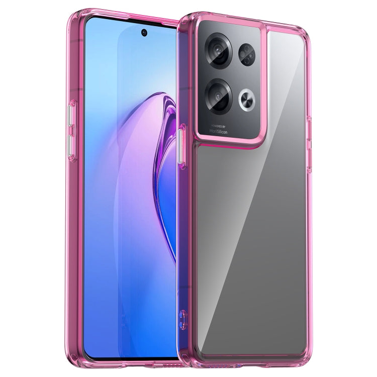 For OPPO Reno8 Pro India Colorful Series Acrylic + TPU Phone Case