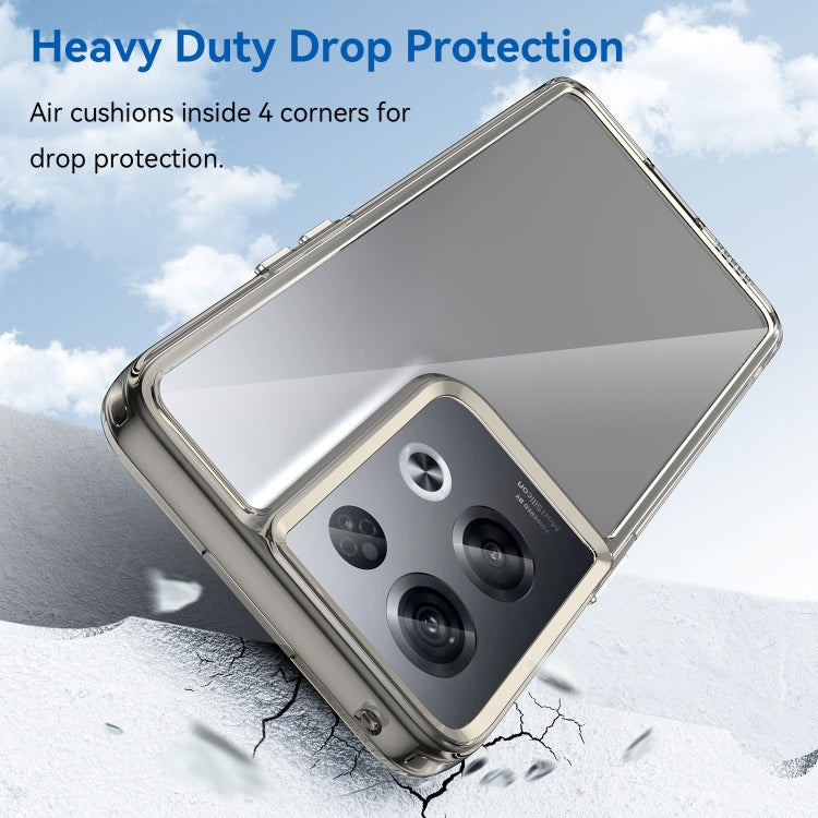 For OPPO Reno8 Pro India Colorful Series Acrylic + TPU Phone Case