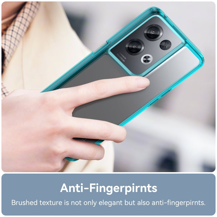 For OPPO Reno8 Pro India Colorful Series Acrylic + TPU Phone Case