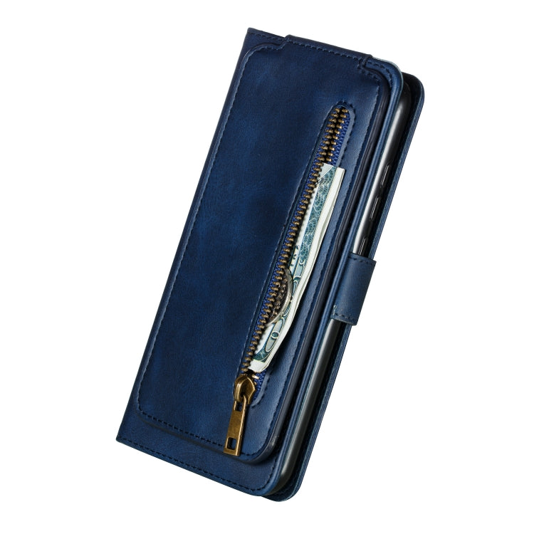 For Xiaomi Redmi Note 8 Nine Card Zipper Bag Horizontal Flip Leather Case With Holder & Card Slots & Frame