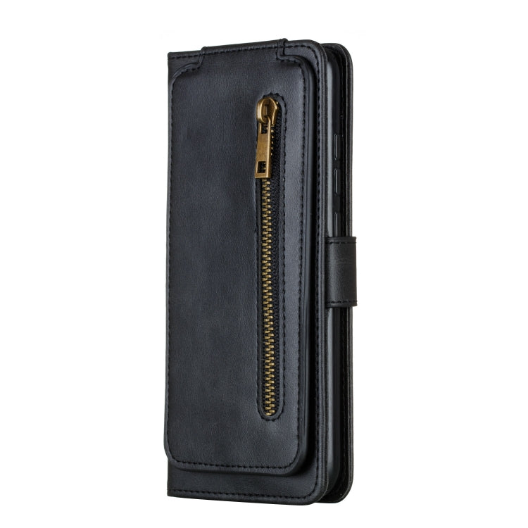 For Xiaomi Redmi Note 8 Nine Card Zipper Bag Horizontal Flip Leather Case With Holder & Card Slots & Frame