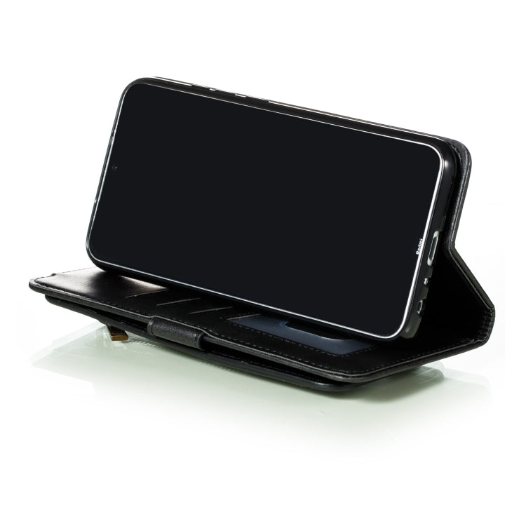 For Xiaomi Redmi Note 8 Nine Card Zipper Bag Horizontal Flip Leather Case With Holder & Card Slots & Frame