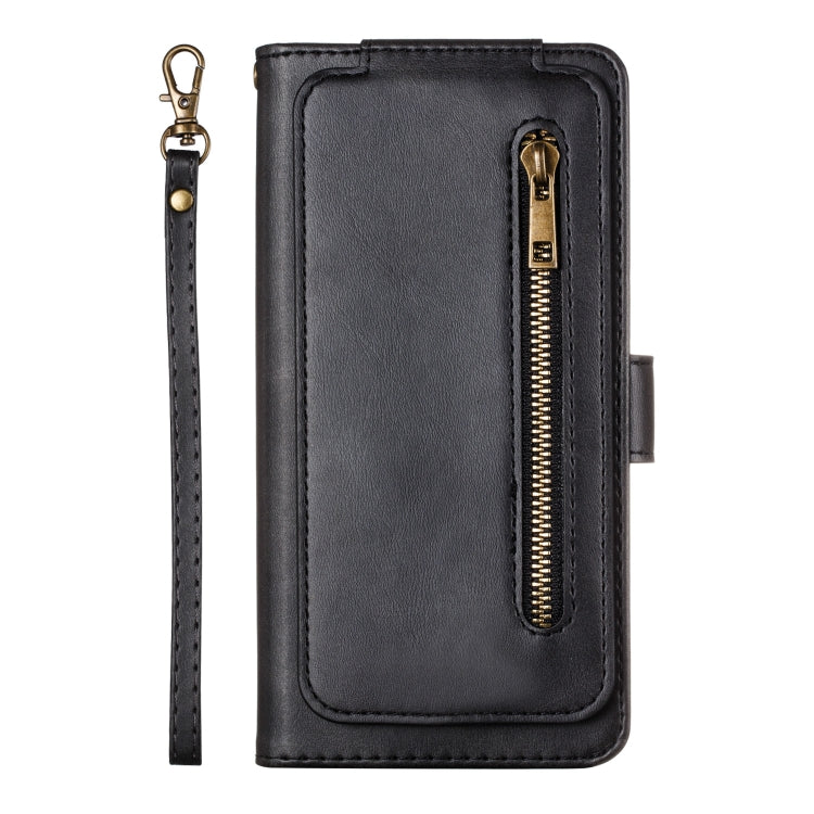 For Xiaomi Mi CC9e Nine Card Zipper Bag Horizontal Flip Leather Case With Holder & Card Slots & Frame