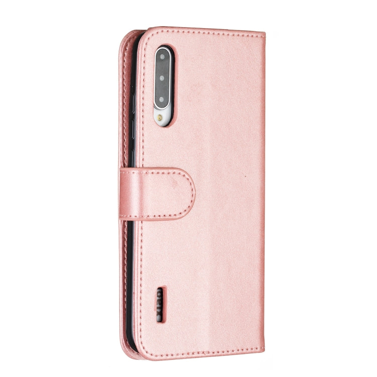 For Xiaomi Mi CC9e Nine Card Zipper Bag Horizontal Flip Leather Case With Holder & Card Slots & Frame