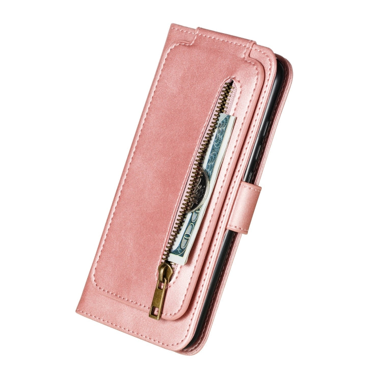 For Xiaomi Mi CC9e Nine Card Zipper Bag Horizontal Flip Leather Case With Holder & Card Slots & Frame