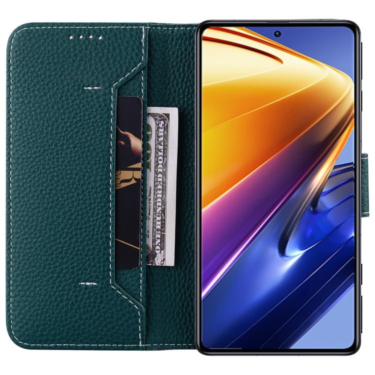 For Xiaomi Poco F4 GT Litchi RFID Leather Phone Case