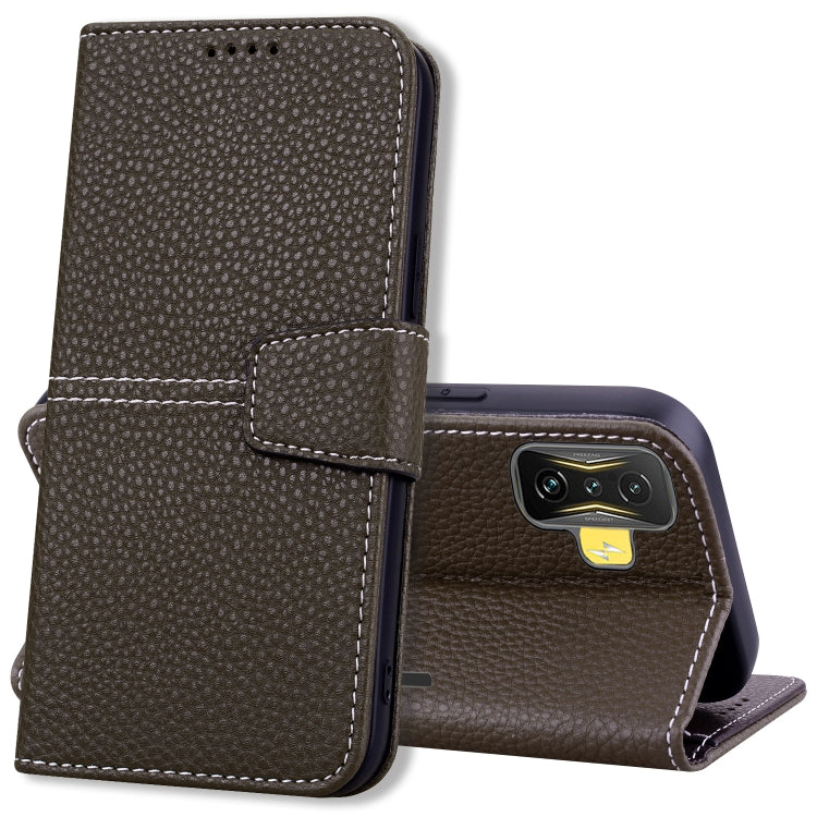 For Xiaomi Poco F4 GT Litchi RFID Leather Phone Case