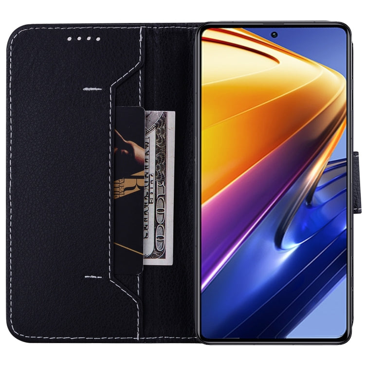 For Xiaomi Poco F4 GT Litchi RFID Leather Phone Case