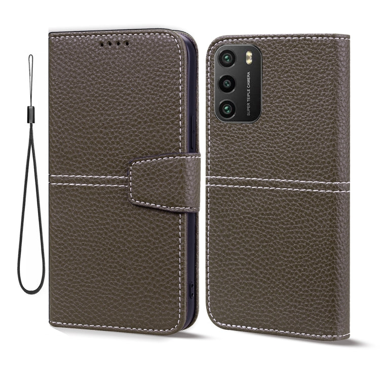 For Xiaomi Poco M3 / Redmi 9T Litchi RFID Leather Phone Case